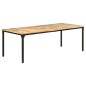 vidaXL Tavolo da Pranzo 220x100x76 cm in Legno di Mango Grezzo vidaXL Tavolo da Pranzo 220x100x76 cm in Legno di Mango Grezzo
