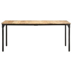 vidaXL Tavolo da Pranzo 180x90x76 cm in Legno di Mango Grezzo