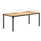 vidaXL Tavolo da Pranzo 180x90x76 cm in Legno di Mango Grezzo
