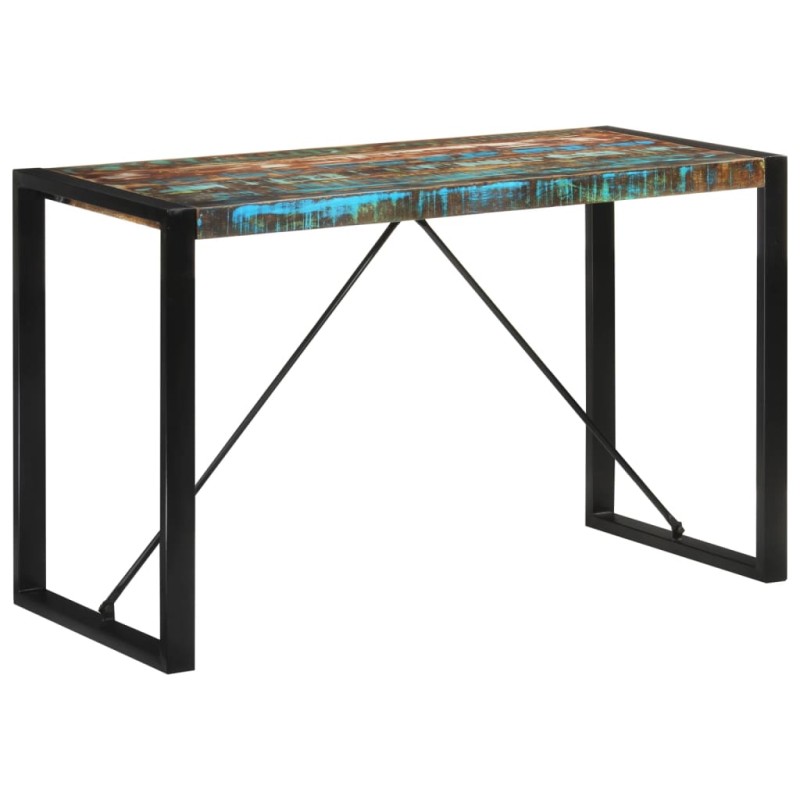 vidaXL Tavolo da Pranzo 120x55x76 cm in Legno Massello di Recupero vidaXL Tavolo da Pranzo 120x55x76 cm in Legno Massello di Recupero