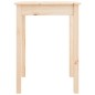 vidaXL Tavolo da Pranzo 55x55x75 cm in Legno Massello di Pino vidaXL Tavolo da Pranzo 55x55x75 cm in Legno Massello di Pino
