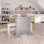 vidaXL Tavolo da Pranzo Grigio Cemento 110x60x75 cm Legno Multistrato vidaXL Tavolo da Pranzo Grigio Cemento 110x60x75 cm Legno Multistrato