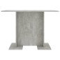 vidaXL Tavolo da Pranzo Grigio Cemento 110x60x75 cm Legno Multistrato vidaXL Tavolo da Pranzo Grigio Cemento 110x60x75 cm Legno Multistrato