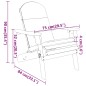 vidaXL Set Salotto da Giardino Adirondack 3pz Legno Massello di Acacia vidaXL Set Salotto da Giardino Adirondack 3pz Legno Massello di Acacia