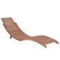 vidaXL Lettini Prendisole Pieghevoli 2pz in Legno Massello di Teak vidaXL Lettini Prendisole Pieghevoli 2pz in Legno Massello di Teak