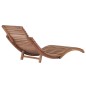 vidaXL Lettini Prendisole Pieghevoli 2pz in Legno Massello di Teak vidaXL Lettini Prendisole Pieghevoli 2pz in Legno Massello di Teak