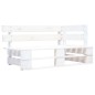vidaXL Set Divani in Pallet con Cuscini 6 pz in Pino Impregnato Bianco vidaXL Set Divani in Pallet con Cuscini 6 pz in Pino Impregnato Bianco