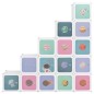 Scaffale Portaoggetti per Bambini con 15 Cubi Bianchi in PP Scaffale Portaoggetti per Bambini con 15 Cubi Bianchi in PP