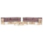 vidaXL Set Divani in Pallet con Cuscini 6 pz in Pino Impregnato vidaXL Set Divani in Pallet con Cuscini 6 pz in Pino Impregnato