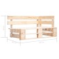 vidaXL Set Divani in Pallet con Cuscini 6 pz in Pino Impregnato vidaXL Set Divani in Pallet con Cuscini 6 pz in Pino Impregnato