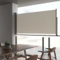 vidaXL Tenda da Sole Laterale Retrattile 120 x 300 cm Crema vidaXL Tenda da Sole Laterale Retrattile 120 x 300 cm Crema