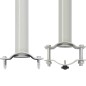 vidaXL Tenda da Sole Laterale Retrattile 120 x 300 cm Crema vidaXL Tenda da Sole Laterale Retrattile 120 x 300 cm Crema