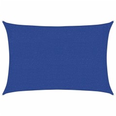 vidaXL Vela Parasole 160 g/m² Blu 2x3 m in HDPE