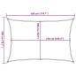 vidaXL Vela Parasole 160 g/m² Blu 2x3 m in HDPE vidaXL Vela Parasole 160 g/m² Blu 2x3 m in HDPE