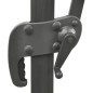vidaXL Ombrellone a Sbalzo con Doppia Copertura 400x300 cm Nero
