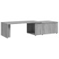 Tavolino da Salotto Grigio Sonoma 150x50x35cm Legno Multistrato Tavolino da Salotto Grigio Sonoma 150x50x35cm Legno Multistrato