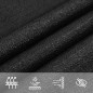 vidaXL Vela Parasole 160 g/m² Nera 7x7 m in HDPE vidaXL Vela Parasole 160 g/m² Nera 7x7 m in HDPE