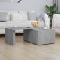 Tavolino da Salotto Grigio Sonoma 150x50x35cm Legno Multistrato Tavolino da Salotto Grigio Sonoma 150x50x35cm Legno Multistrato
