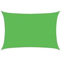 vidaXL Vela Parasole 160 g/m² Verde Chiaro 4x6 m in HDPE