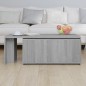 Tavolino da Salotto Grigio Sonoma 150x50x35cm Legno Multistrato Tavolino da Salotto Grigio Sonoma 150x50x35cm Legno Multistrato