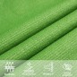 vidaXL Vela Parasole 160 g/m² Verde Chiaro 4x6 m in HDPE