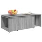 Tavolino da Salotto Grigio Sonoma 150x50x35cm Legno Multistrato Tavolino da Salotto Grigio Sonoma 150x50x35cm Legno Multistrato