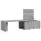 Tavolino da Salotto Grigio Sonoma 150x50x35cm Legno Multistrato Tavolino da Salotto Grigio Sonoma 150x50x35cm Legno Multistrato