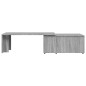 Tavolino da Salotto Grigio Sonoma 150x50x35cm Legno Multistrato Tavolino da Salotto Grigio Sonoma 150x50x35cm Legno Multistrato