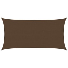 vidaXL Vela Parasole 160 g/m² Marrone 4x7 m in HDPE  