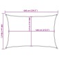 vidaXL Vela Parasole 160 g/m² Bianca 5x6 m in HDPE vidaXL Vela Parasole 160 g/m² Bianca 5x6 m in HDPE