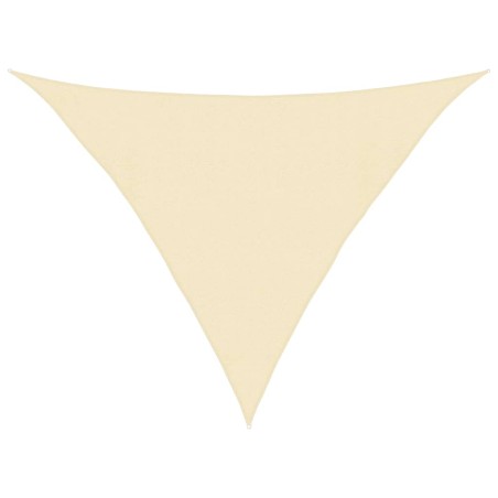 vidaXL Vela Parasole 160 g/m² Crema 4x4x5,8 m in HDPE
