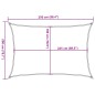 vidaXL Vela Parasole 160 g/m² Marrone 2x2,5 m in HDPE vidaXL Vela Parasole 160 g/m² Marrone 2x2,5 m in HDPE