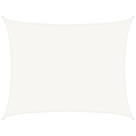 vidaXL Vela Parasole 160 g/m² Bianca 6x8 m in HDPE