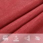 vidaXL Vela Parasole 160 g/m² Rossa 2,5x4 m in HDPE