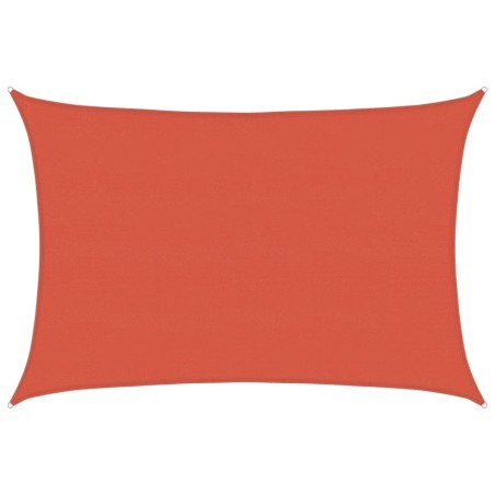 vidaXL Vela Parasole 160 g/m² Terracotta 5x7 m in HDPE