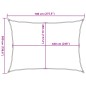 vidaXL Vela Parasole 160 g/m² Terracotta 5x7 m in HDPE vidaXL Vela Parasole 160 g/m² Terracotta 5x7 m in HDPE