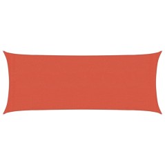 vidaXL Vela Parasole 160 g/m² Terracotta 2x5 m in HDPE