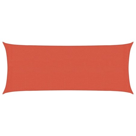 vidaXL Vela Parasole 160 g/m² Terracotta 2x5 m in HDPE