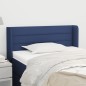 Testiera ad Orecchio Blu 103x16x78/88cm in Tessuto Testiera ad Orecchio Blu 103x16x78/88cm in Tessuto