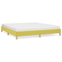 vidaXL Giroletto senza Materasso Verde 180x200 cm in Tessuto