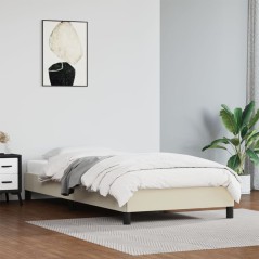 vidaXL Giroletto Crema 90x190 cm in Similpelle