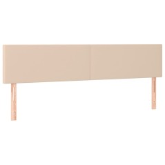 vidaXL Testiere 2 pz Cappuccino 90x5x78/88 cm in Similpelle