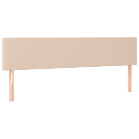 vidaXL Testiere 2 pz Cappuccino 90x5x78/88 cm in Similpelle