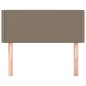 vidaXL Testiera Tortora 80x5x78/88 cm in Tessuto vidaXL Testiera Tortora 80x5x78/88 cm in Tessuto