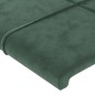 vidaXL Testiere 2 pz Verde Scuro 72x5x78/88 cm in Velluto vidaXL Testiere 2 pz Verde Scuro 72x5x78/88 cm in Velluto