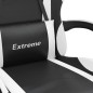 vidaXL Sedia da Gaming Girevole Nero e Bianco in Similpelle vidaXL Sedia da Gaming Girevole Nero e Bianco in Similpelle