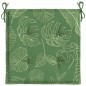 vidaXL Cuscini per Sedia 4 pz Motivo a Foglie 40x40x3 cm Tessuto