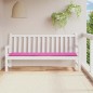 vidaXL Cuscino per Panca da Giardino Rosa 200x50x3 cm in Tessuto vidaXL Cuscino per Panca da Giardino Rosa 200x50x3 cm in Tessuto