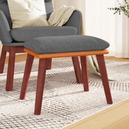 vidaXL Sgabello Grigio Chiaro 45x29,5x35cm in Tessuto e Similpelle