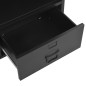 vidaXL Libreria Industriale Nera 90x40x180 cm in Acciaio vidaXL Libreria Industriale Nera 90x40x180 cm in Acciaio